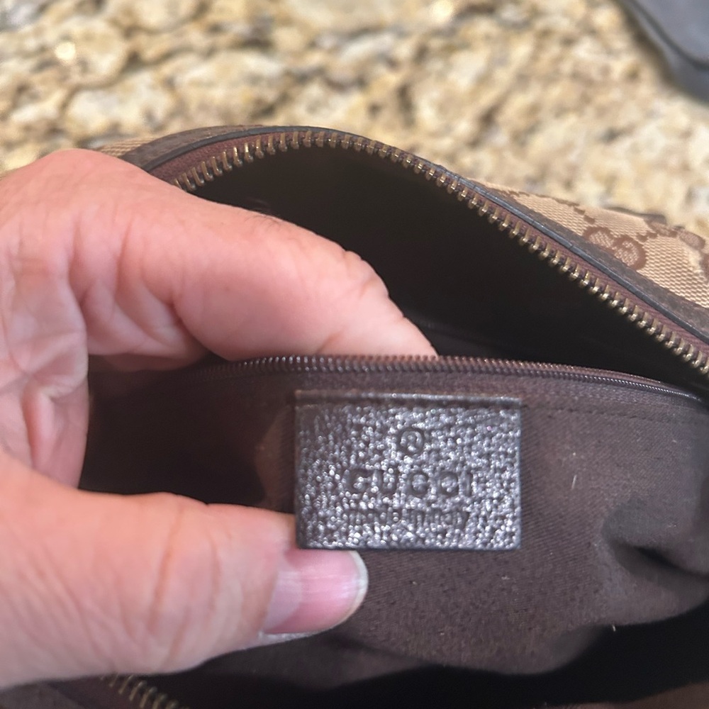 Gucci Brown GG Canvas Floral Print - Picture 3 of 16